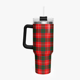 Chisholm Modern Tartan Crest 40 oz Insulated Tumbler with Handle